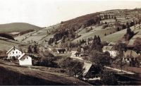 Fotografováno z Malé Zdobnice (křižovatka u lesní správy) - okolo r. 1930
